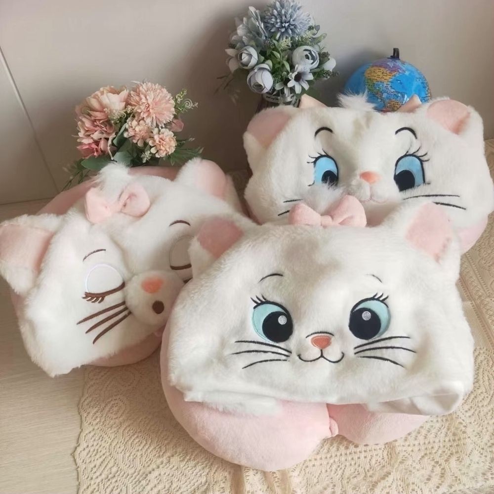 หมอนรองคอมีฮู้ดตุ๊กตา U-Shaped Airplane Car Travel Pillow