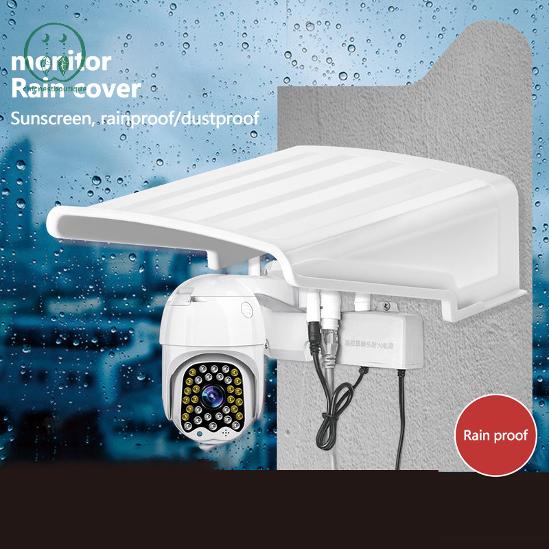[Chicnest] ฝาครอบป้องกัน ABS Shield Wall กันน้ํากันฝน IP Dome Camera Cover ม่านบังแดดกลางแจ้ง Monitor เคสป้องกันกล้อง Boutique