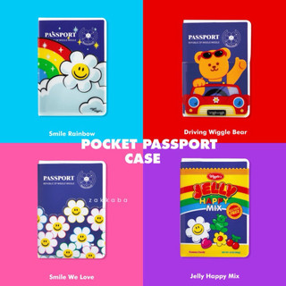 Wiggle Pocket Passport case / ปกพาสปอร์ต ซองพาสปอร์ต ปกหนังสือเดินทาง
