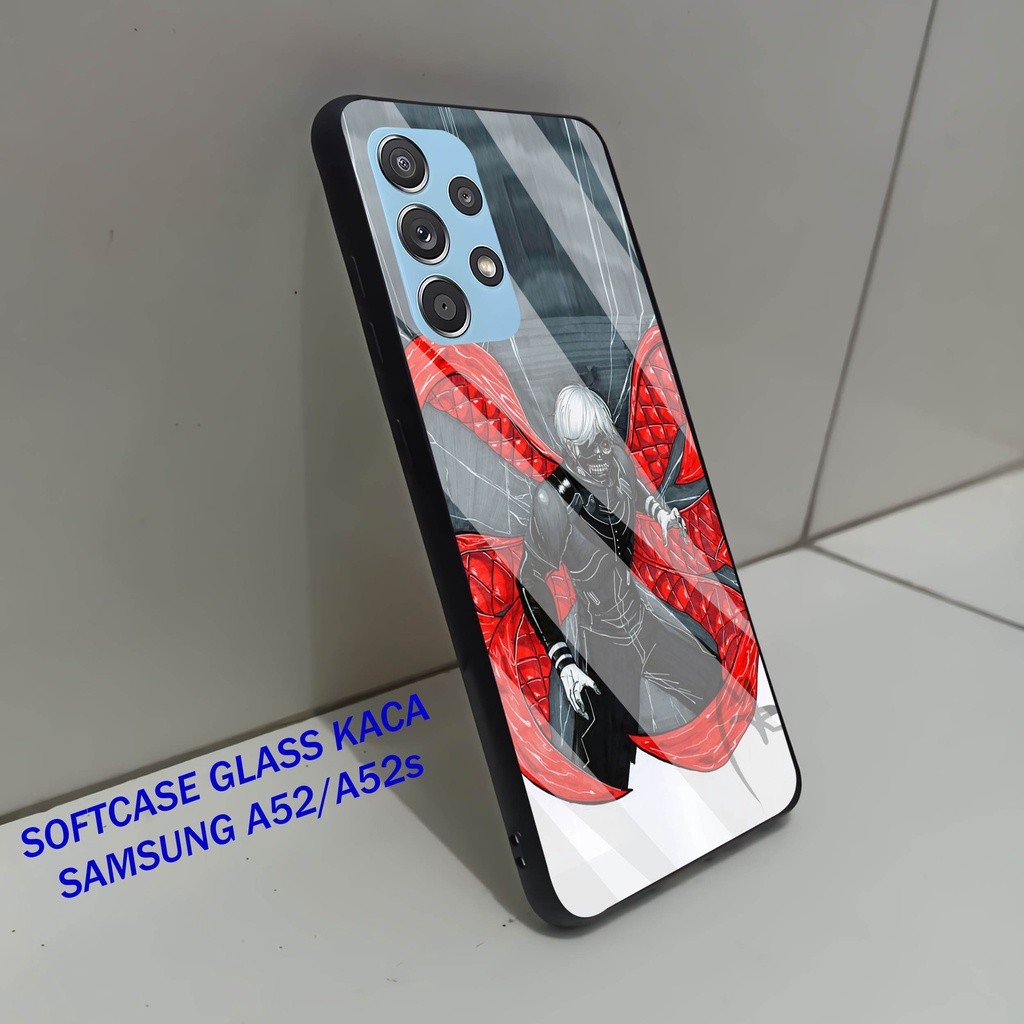 HP MKC Softcase Glass SAMSUNG A52 - เคสโทรศัพท์ป้องกันสําหรับ SAMSUNG A52s [A57]