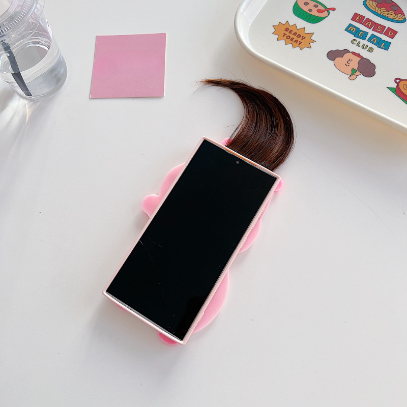 ตลก Capybara พร้อมผมปลอกสําหรับ OPPO A3 A3 Pro A3X A18 A38 A58 A78 4G A97 A95 F11 F27 Pro A57 A39 A59 A83 น่ารัก 3D สเตอริโอปกหลังนุ่มกันกระแทกเคสโทรศัพท์ - รูปที่ 7