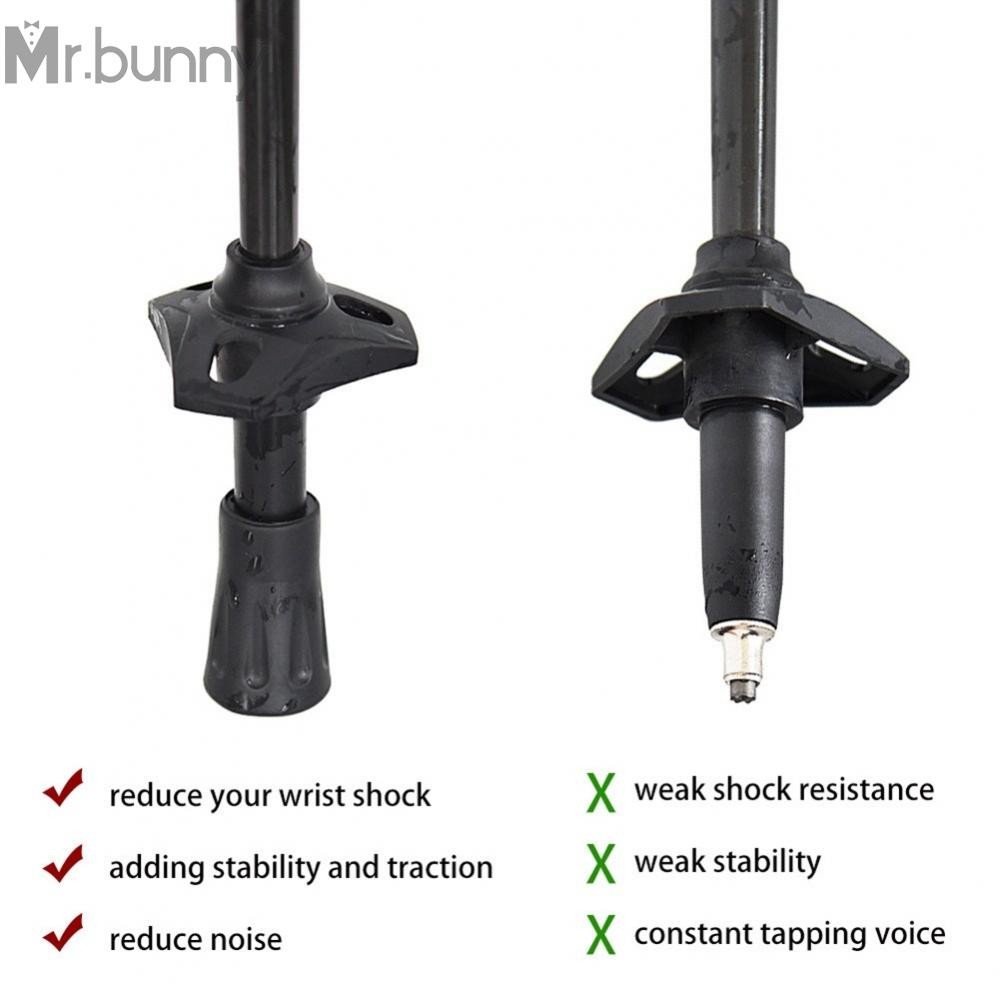 End Trekking Pole Tip Set Hammers Tip Trekking Walking Cap Pole ที่เชื่อถือได้