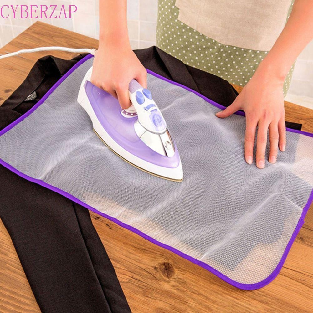 Cyberzap ผ้ารองรีดผ้าทําความสะอาดซักรีดอุณหภูมิฉนวนกันความร้อนป้องกันร้อนแม่บ้านเหล็กตาข่ายแผ่นกดผ้าผ้าห่มรีดผ้าที่รองรีดเสื้อผ้า