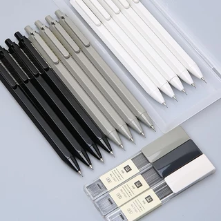 M&g สีทึบเรียบง่าย 0.5 มม.ดินสอเขียนเรียบ Non-Stop Lead Art ดินสอ Multi-Functional Office เครื่องเขียน