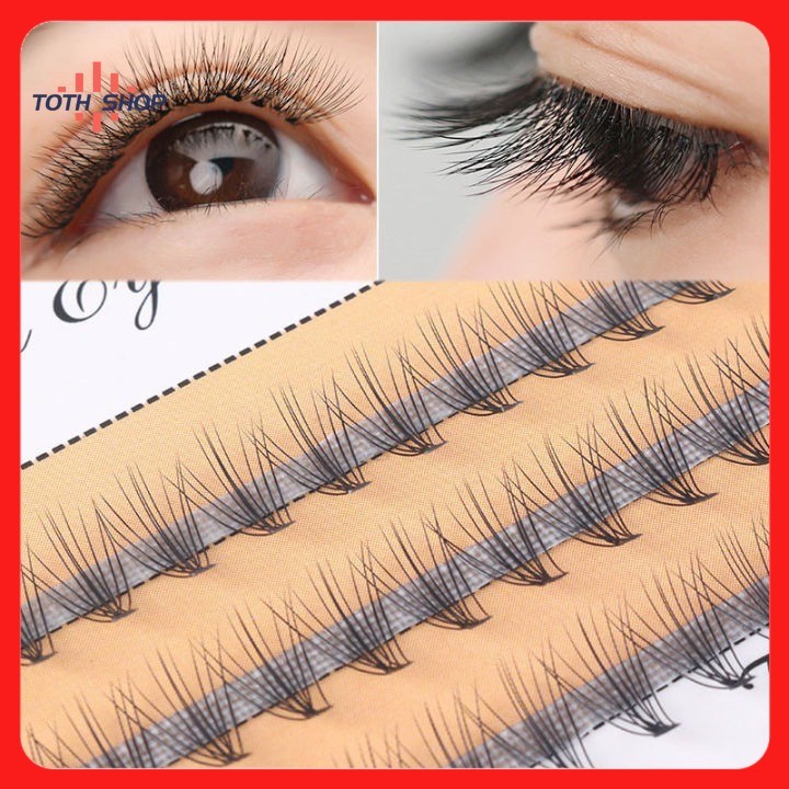 9-14mm 10D/40D ขนตาปลอมแต่งหน้ามืออาชีพแต่ละคลัสเตอร์ ขนตาต่อขนตาแต่ละช่อขนตาปลอม ชนิดหนา