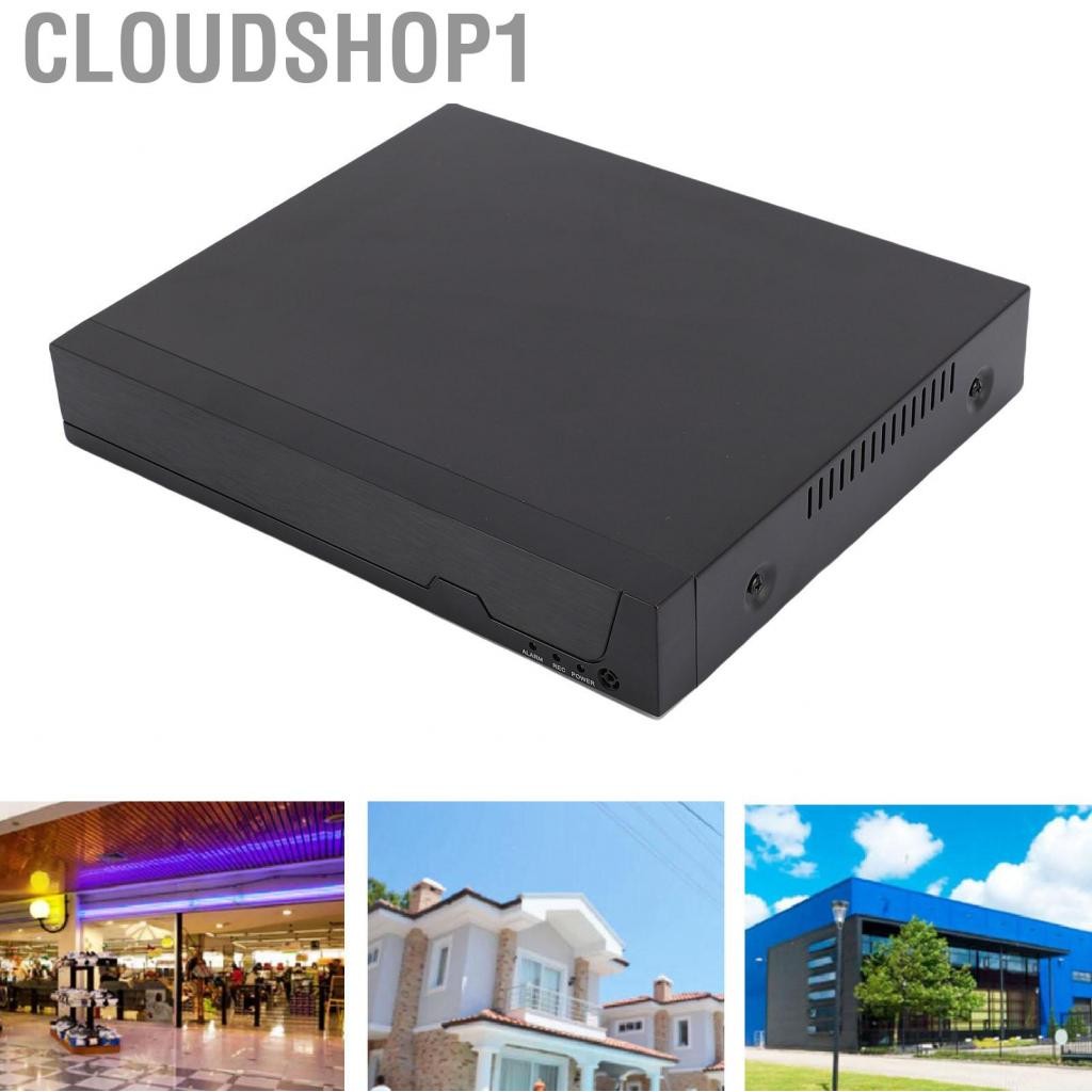 Cloudshop1 CloudShop1-th 4K 4K POE NVR H.265 Security Network Video Recorder ไฮบริด 4 ใน 1 CCTV DVR 