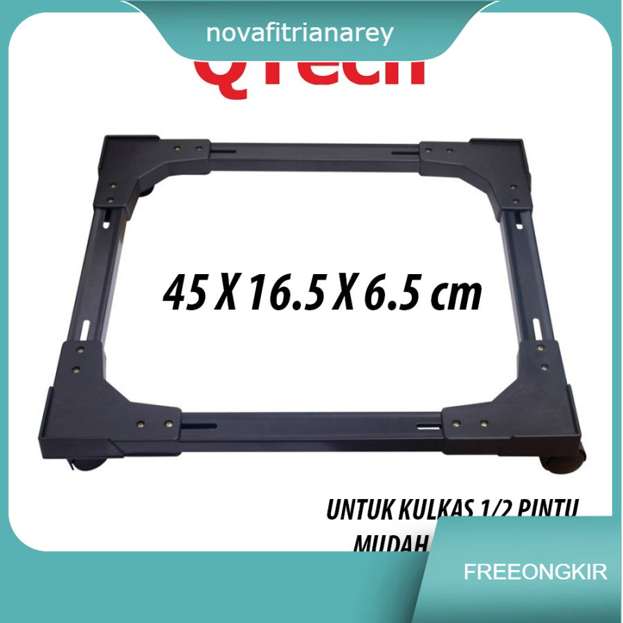 QTECH REFRIGERATOR BASE/FRIDGE WHEELS 1 ประตู/2 ประตู - STRONG, STURDY, RUSTPROOF