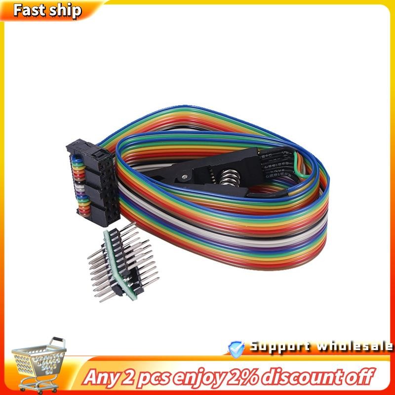 ใน -Programmer คลิปทดสอบ Sop16 Sop Soic 16 Soic16 Pin Ic Test Clamp Sop16 To Dip8 แฟลชคลิปสําหรับ 25