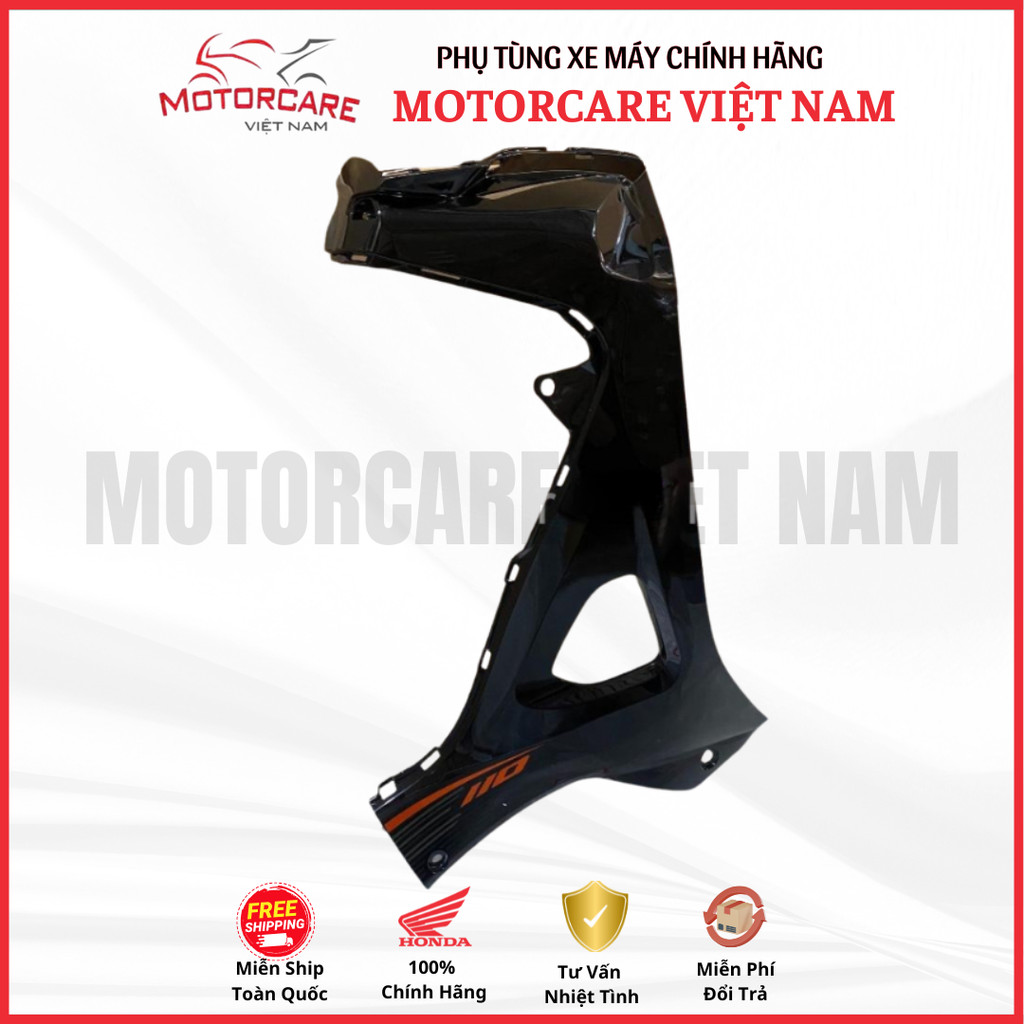 ครอบแฟริ่งข้างขวา | ใบมีด No. (2015) ปีกแฟริ่งฮอนด้าแท้ สีส้ม สีดํา *YR322C* (64460-K57-V80ZB)