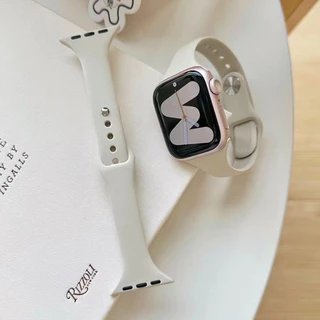 สายยางซิลิโคนอ่อนสำหรับ for Apple Watch Ultra/SE 3 2 IWatch Series 11 10 9 8 7 6 5 4 49 มม. 46 42 45 44 41 40 38 มม.