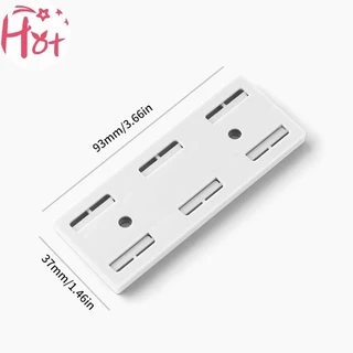 GE ติดผนังปลั๊กผู้ให้บริการสติกเกอร์ ต่อย-ฟรี บ้าน ตัวเอง-กาว ซ็อกเก็ตผู้ให้บริการสายลวดออแกไนเซอร์รางปลั๊กผู้ถือสี่เหล