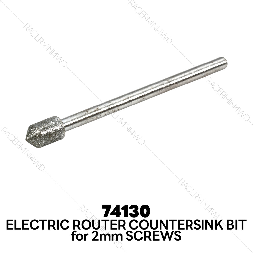 TAMIYA 74130 Electric Router Countersink Bit for 2mm Screws
