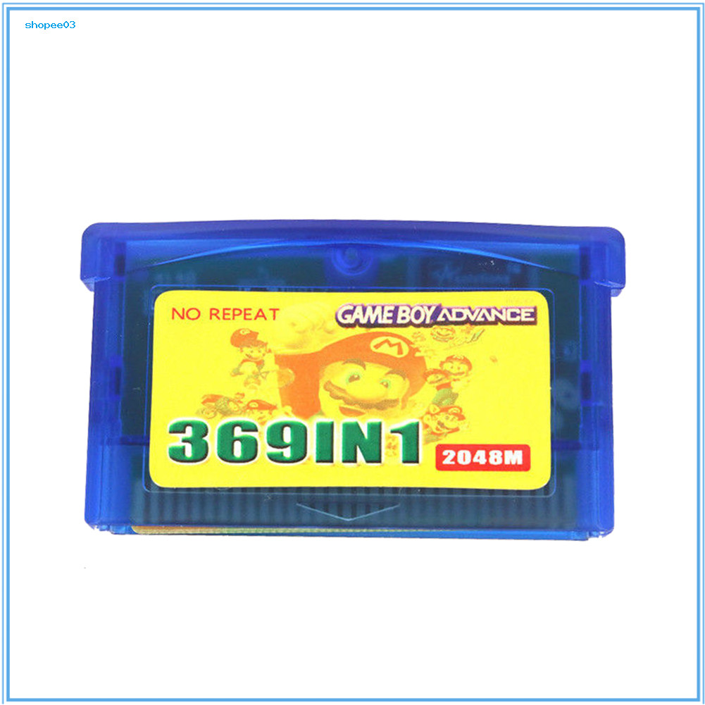 [NP] 369 in 1 US Version Game Cartridge Gaming Card สําหรับ GameBoy Advance