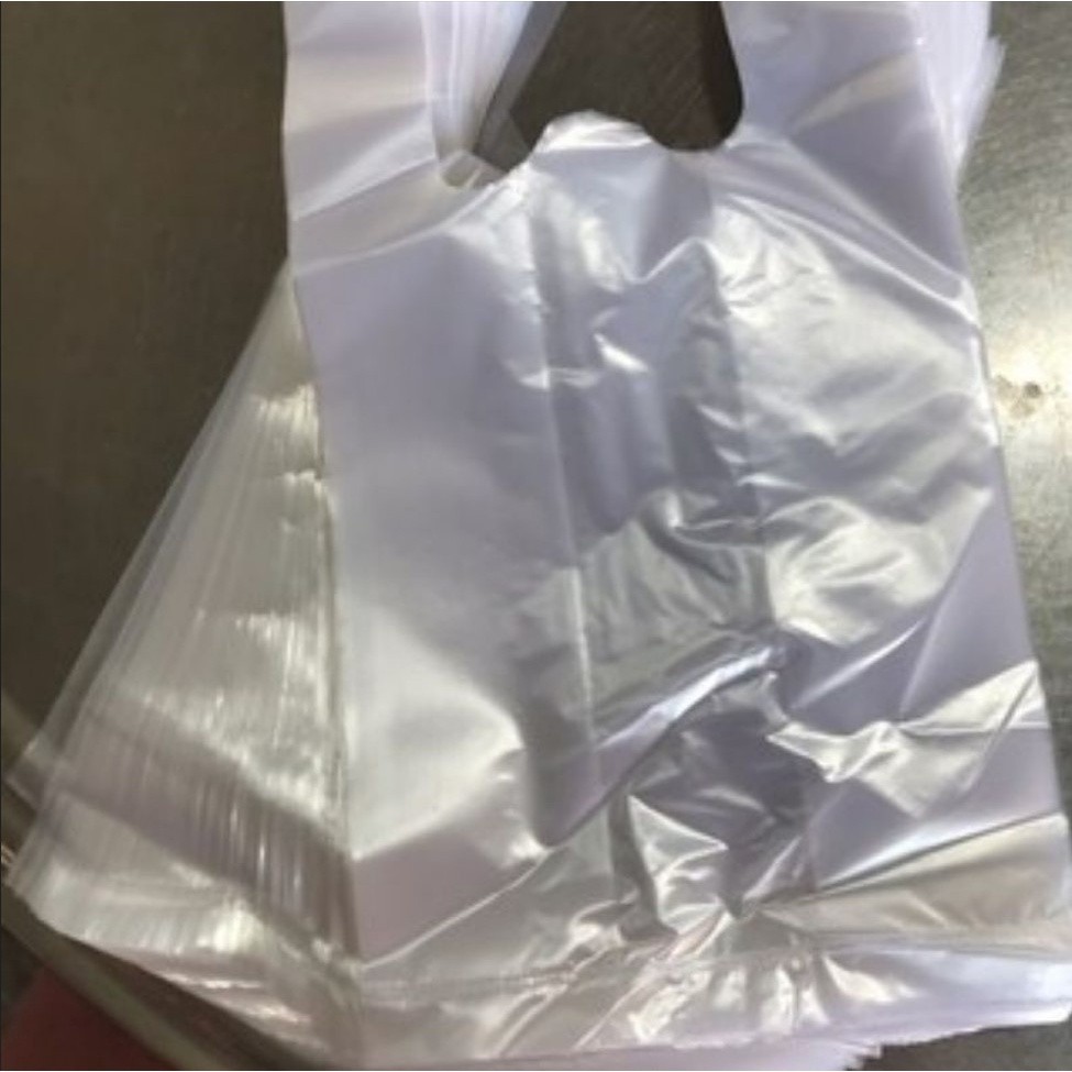 ขายปลีก 100g THIN WHITE FOAM BAG - ZIN GLUE - NO ODOR - NILON BAG WITH 2 HANDLES