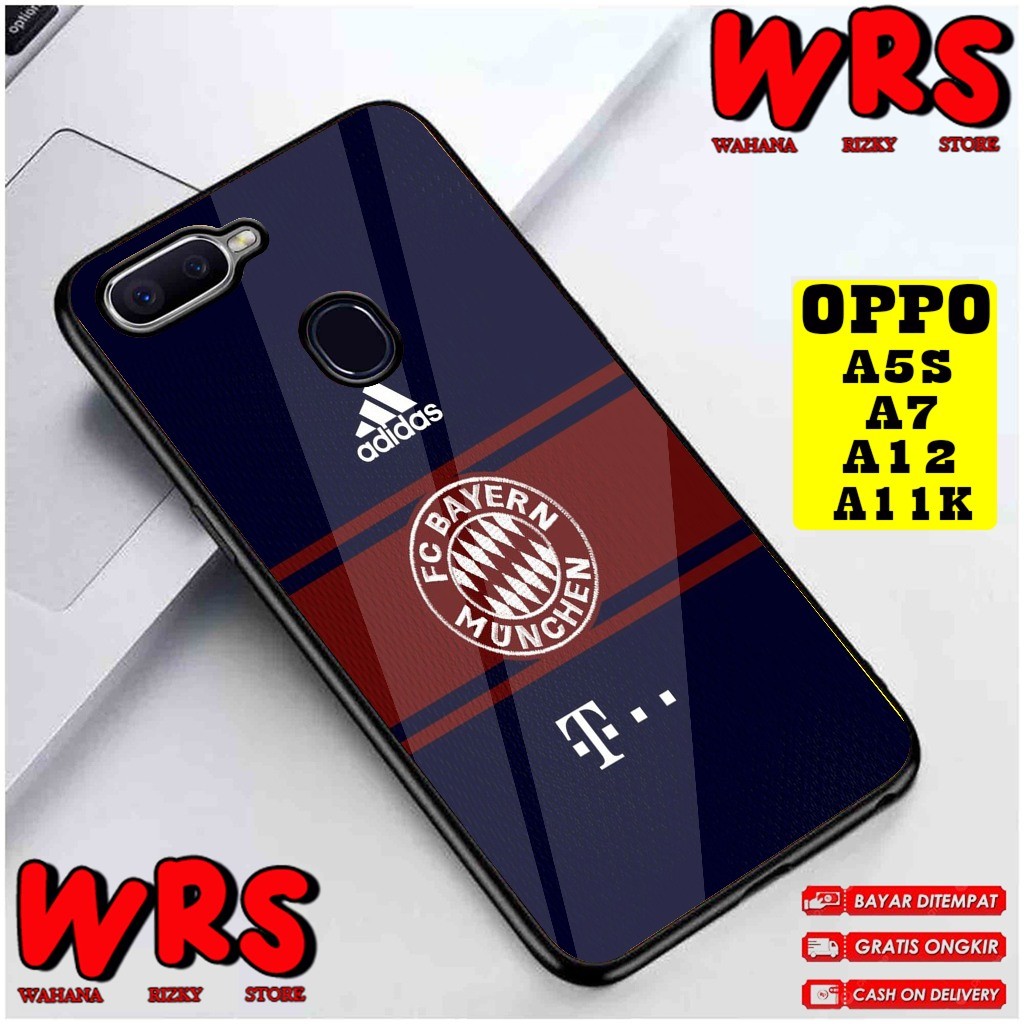 OPPO A3S A1K A5S A7 A11K A12 A5 A9 2020 Motif CLUB BOLA MUNCHEN Case Character, อะนิเมะ, บทคัดย่อ, ภ