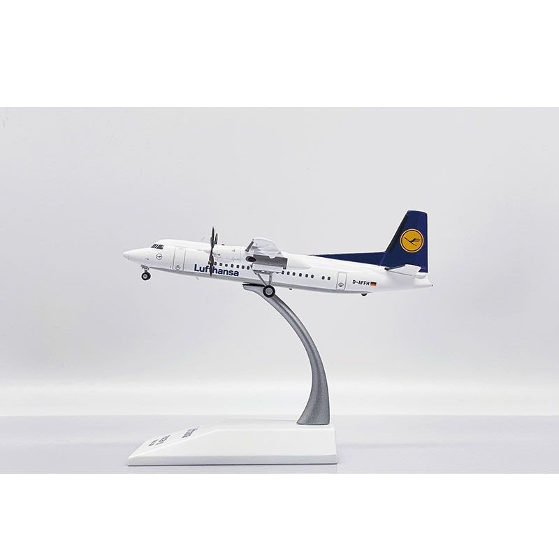 JC Wings 1: 200 Hennessa Air Fokker Fokker 50 D-AFFH โมเดลเครื่องบินโลหะผสม