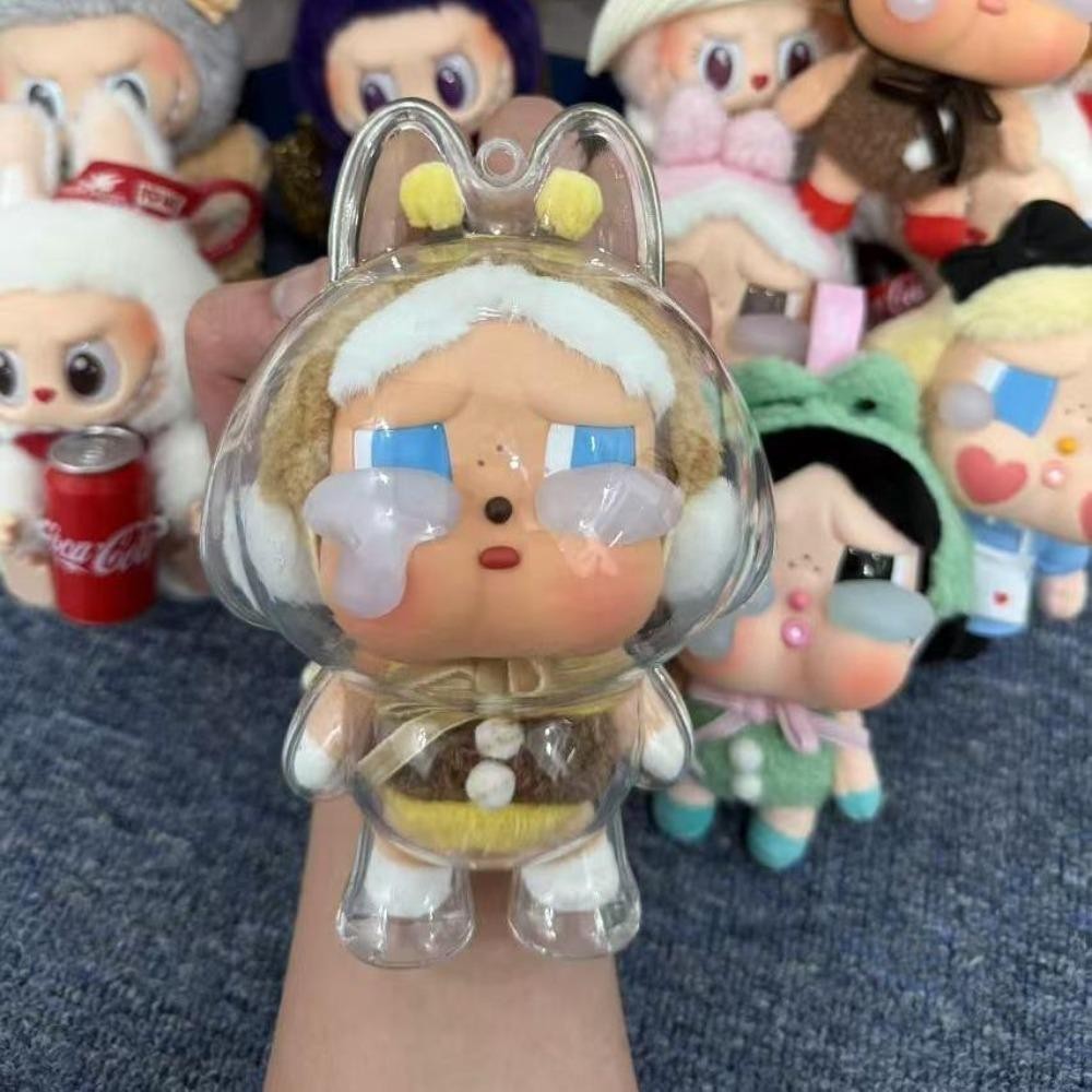 Ahour Crybaby เกราะป้องกัน, ถุงเก็บตุ๊กตาชุดโรงงานฉีกขาดกันน้ํากันน้ํา, เชือกซิลิโคนที่ทนทาน Peadant กันฝุ่นฝาครอบกันฝุ่นโปร่งใส