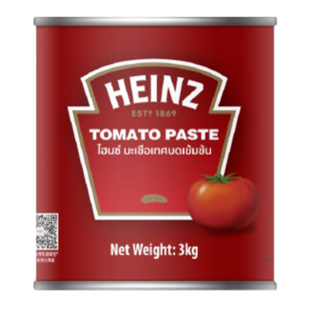 Heinz Tomato Paste 3 Kg. ไฮนซ์ มะเขือเทศบดเข้มข้น 3 กก. (07-7653)