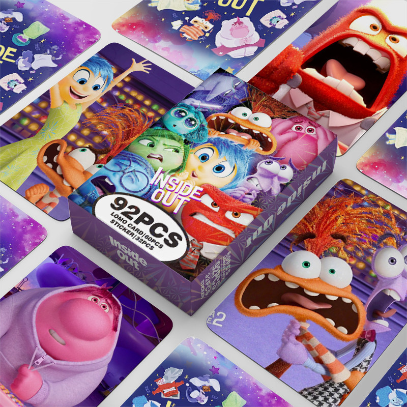 Inside Out Photocard Lomo Card 60 ชิ้นการ์ด + สติ๊กเกอร์ 32 ชิ้น