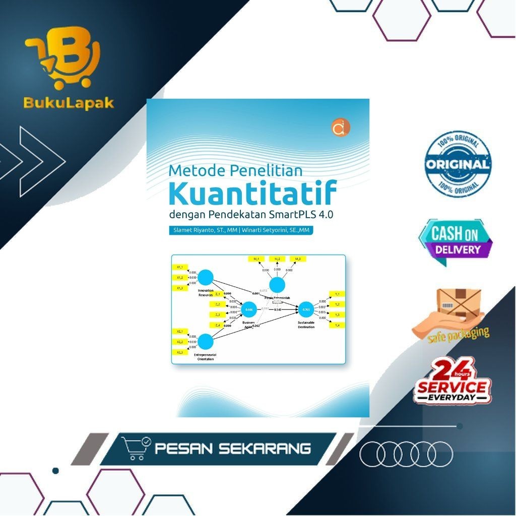 วิธีวิจัยเชิงปริมาณโดยใช้ Smartpls 4.0 Approach - Slamet Riyanto และ Winarti Setyorini - Deepublish