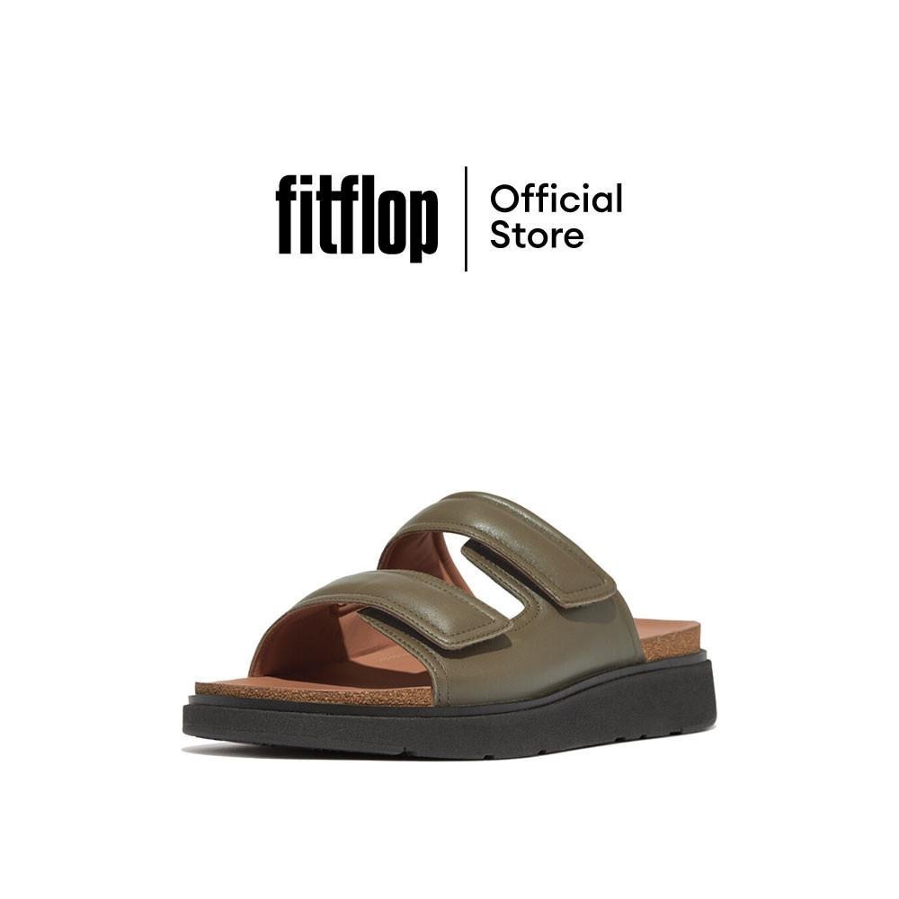 FITFLOP GEN-FF ADJUSTABLE PADDED 2-BAR รองเท้าแตะผู้ชาย รุ่น IN5-B77 สี DEEP OLIVE