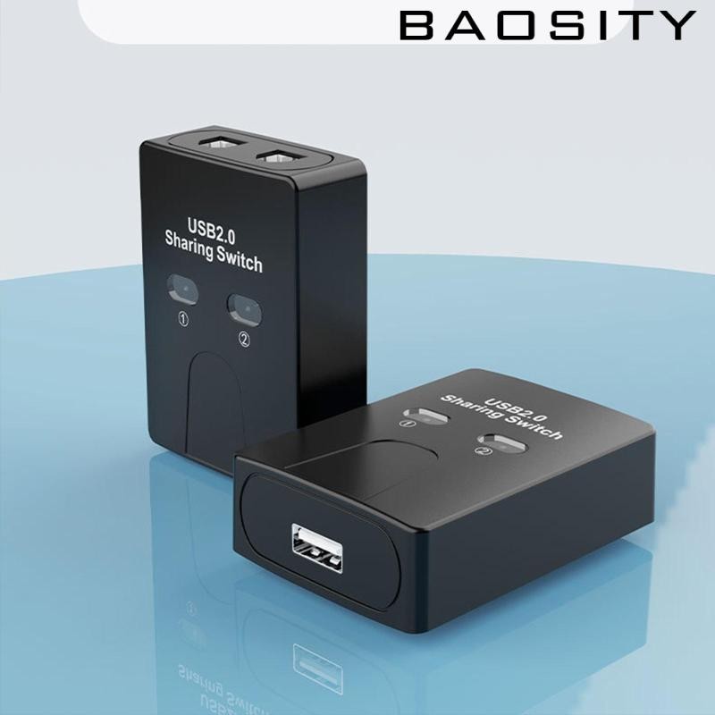 [Baosity] Printer Sharing Switch Selector 2 in 1 Share 2 คอมพิวเตอร์พร้อมสวิตช์ปุ่ม Plug and Play Switcher สําหรับคีย์บอร์ดพีซี ราคา ถูกที่สุด ดีลบีเคเค แกลเลอรีภาพที่ 5