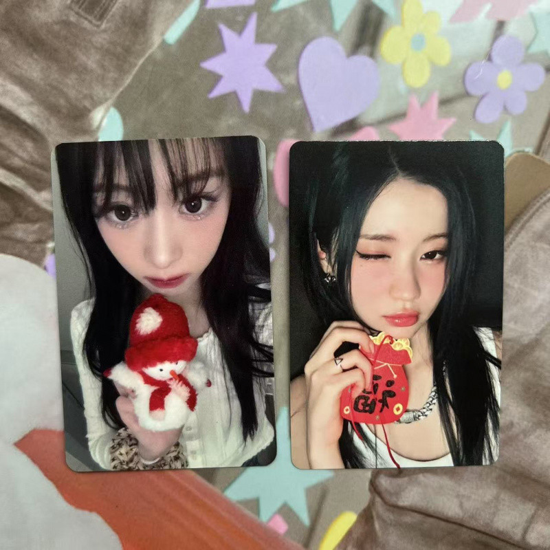 ยี่ห้อใหม่ของแท้ babymonster Photocard AHYEON Christmas Offline Lucky Card ASA Sign Sale Card