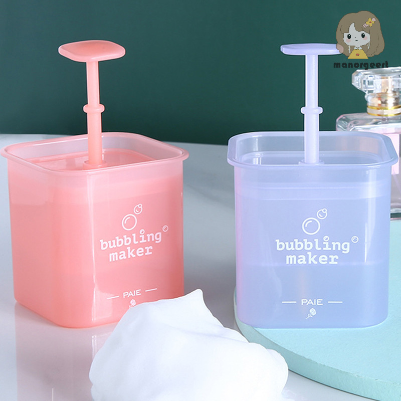 [LO] แบบพกพา Foaming Clean Tool Face Cleanser อาบน้ําแชมพูโฟม Maker Bubble Foamer อุปกรณ์ TH