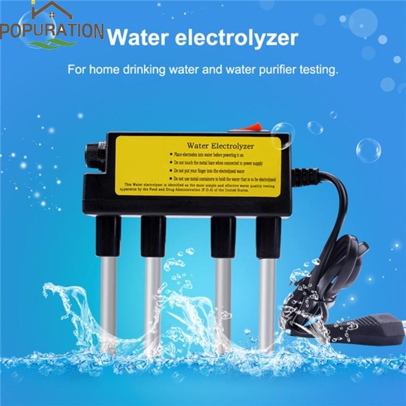 Pop Water TDS Tester Electrolyzer การทดสอบคุณภาพน้ําอย่างรวดเร็ว แท่งเหล็กอิเล็กโทรไลซิส