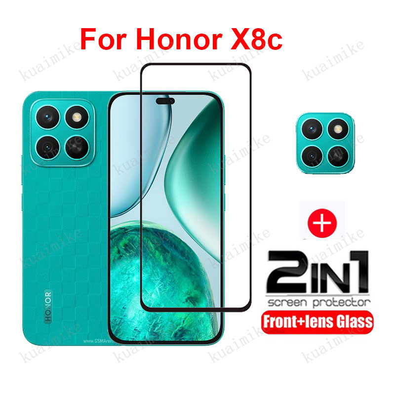 ฟิล์มกระจก Honor X8c ฟิล์มกระจกนิรภัยกันรอยหน้าจอ สำหรับ Honor X9c X7c X5b Plus X9b X8b X7b X9a X8a X7a X6a 200 Smart 300 Ultra Pro 90 ฟิล์มกระจกกันเลนส์กล้อง