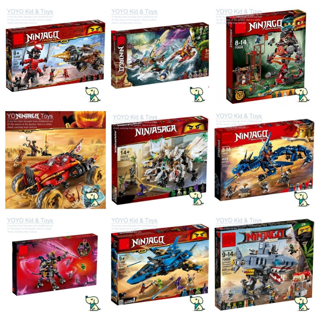 Yoyo HC2 compatible with Ninjago Stormbringer 70652 The Ultra Dragon Jay’s 70679 Storm Fighter 70668 Fire Fang 70674 building blocks EN5