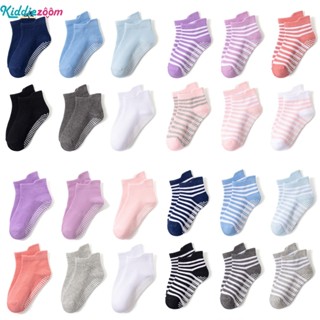 คิดดี้ซูม 6ชิ้น ถุงเท้าเด็กวัยหัดเดินลื่นชั้นถุงเท้าสั้นเด็ก…