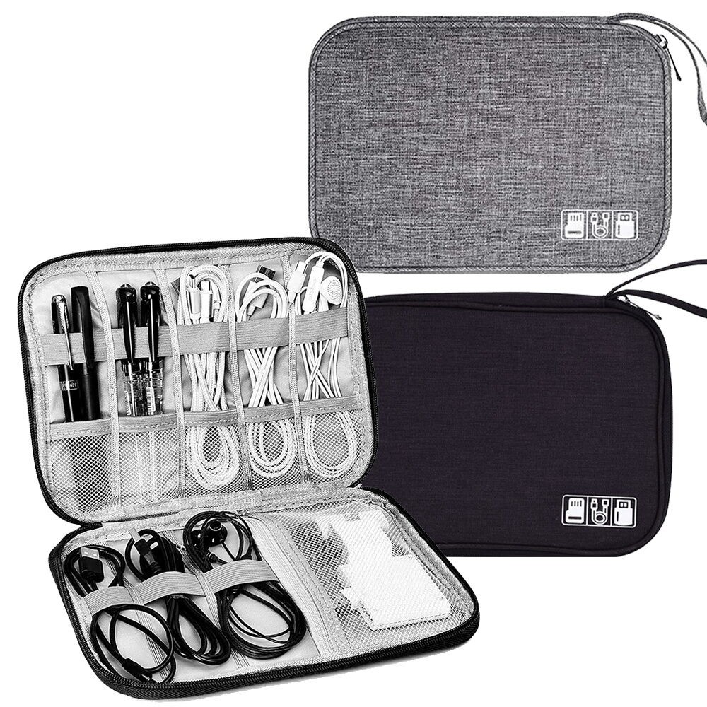 Digital Gadget Bag Wire Storage Pouch Travel Large Capacity thumbnail 8