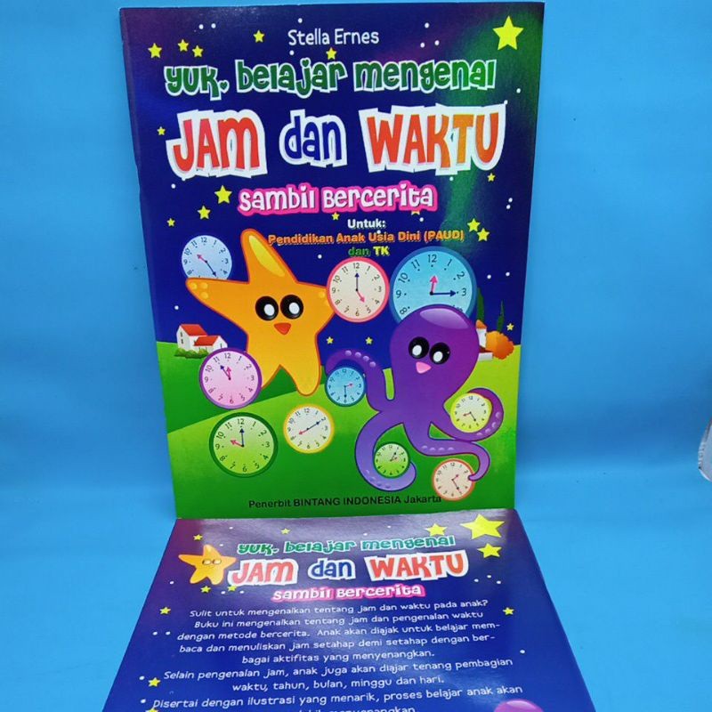 CHILDRENS BOOK~YUK, LEARNING TO SEE THE CLOCK AND TIME WHILE STORIES