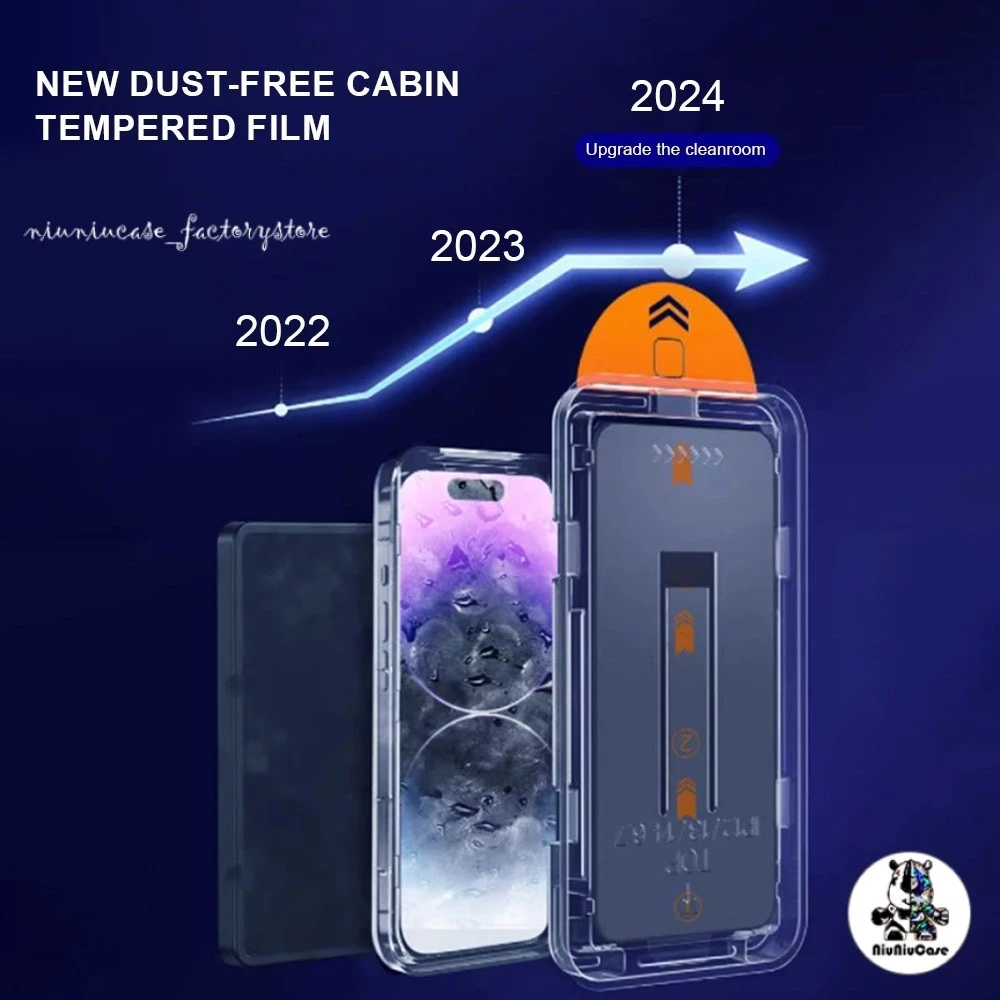 ฟิล์มกันรอยกระจกนิรภัย Anti-spy For iPhone 11 13 16 15 12 14 Pro XS Max SE XR X 7 8 6S Plus ทำความสะอาดฝุ่นโดยอัตโนมัติ thumbnail 5
