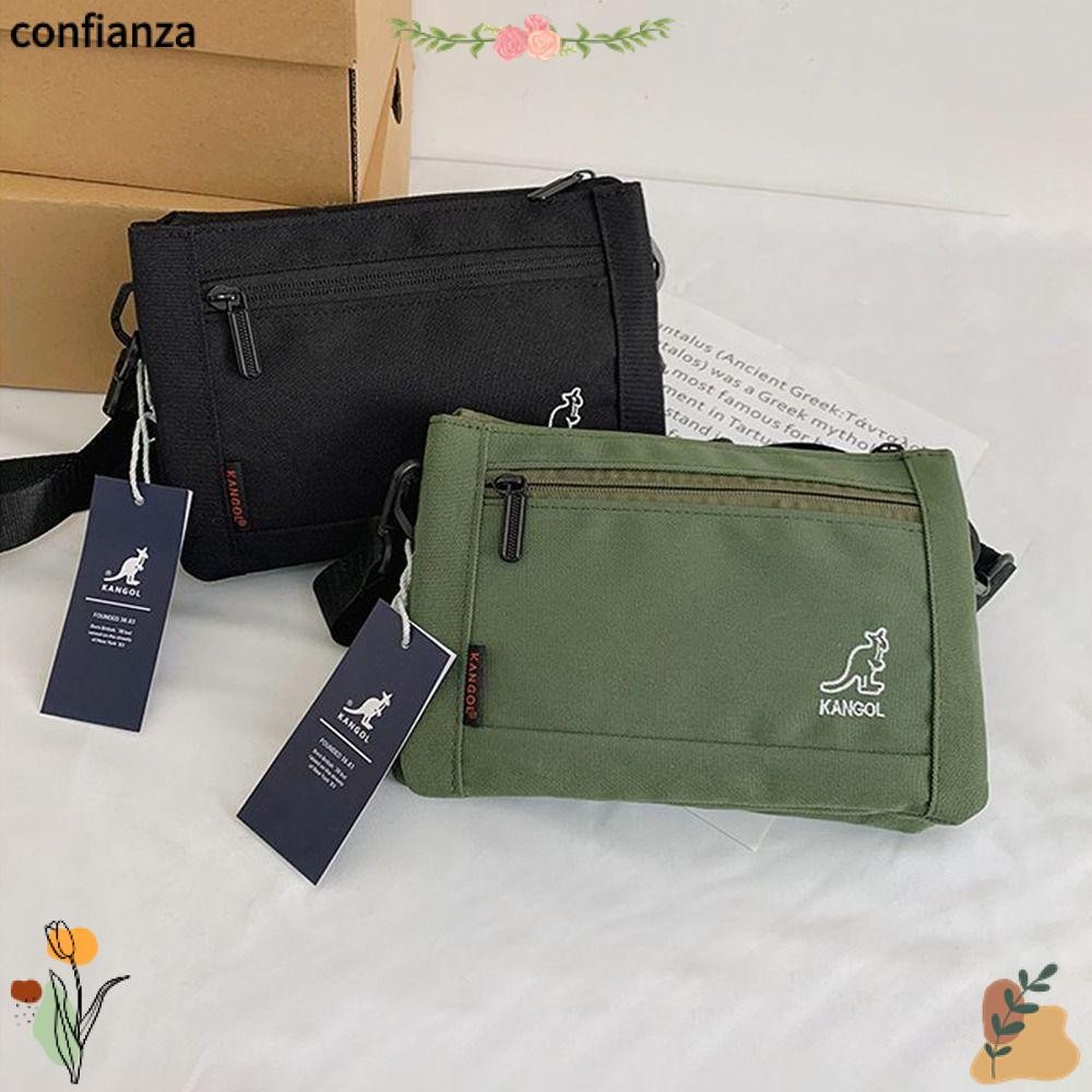 Confianza Messenger Bag, กระเป๋าสะพายไหล่ปรับได้ทนทาน, แฟชั่นซิปกระเป๋าถือกีฬา Travel