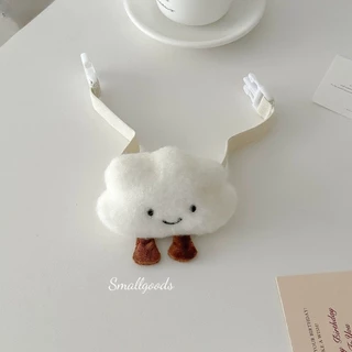 <พร้อมส่ง>สายรัดม่านเมฆ สายรัดผ้าม่าน ลายการ์ตูนก้อนเมฆ คู่หัวเข็มขัดคงที่ก สร้างสรรค์ สําหรับตกแต่งบ้าน