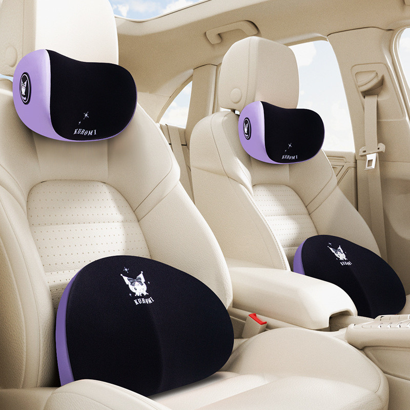 หมอนรองคอพนักพิงศีรษะรถยนต์ลายการ์ตูนและเบาะรองเอว-Hello Kitty, Kuromi, Melody, SpongeBob, Patrick และตัวเลือกอื่น ๆ
