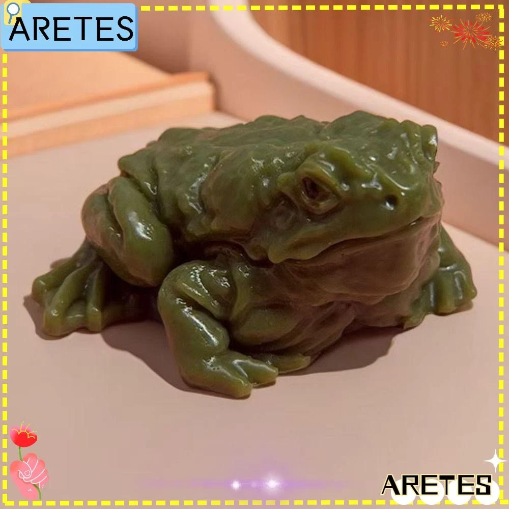 ARTEES กบบีบ, ของเล่นจําลองกบนุ่มเหนียว, คางคกตลกคลายเครียดของเล่นบีบอัดของเล่นหากิน