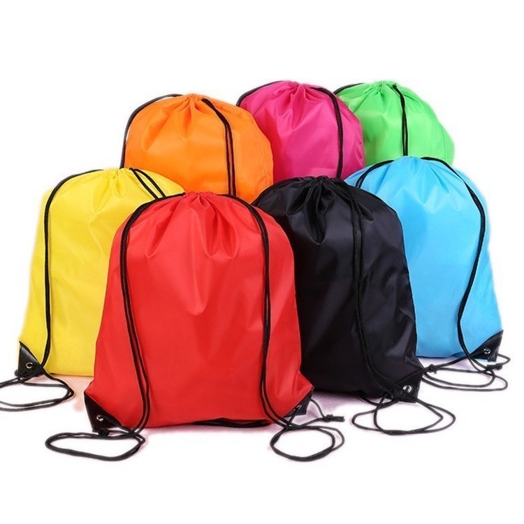 🎒กระเป๋าเป้เชือกรูด พกพาสะดวก กันน้ำ ความจุใหญ่ ใส่ของได้เยอะ น้ำหนักเบา ส่งจากไทย