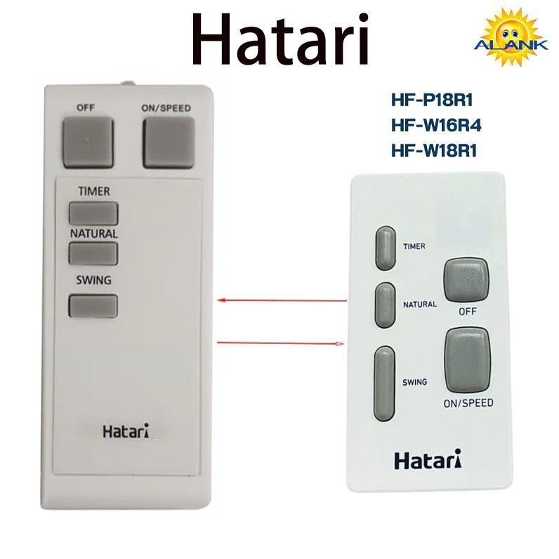พัดลม Hatari ติดผนังรีโมทคอนโทรล 100% มาตรฐาน