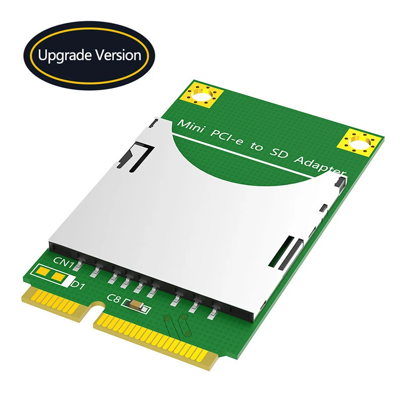 อะแดปเตอร์ Mini PCIE เป็น SD Mini PCI Express เป็นเครื่องอ่านหน่วยความจํา SD แปลงการ์ดรองรับการ์ด SD
