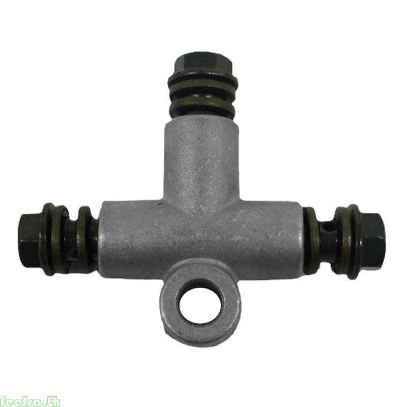 Feela ท่อ Adaptor ไฮดรอลิก 3 ทาง สายเบรค Adaptor Coupling Tee 10 มม. Bolt ATVs
