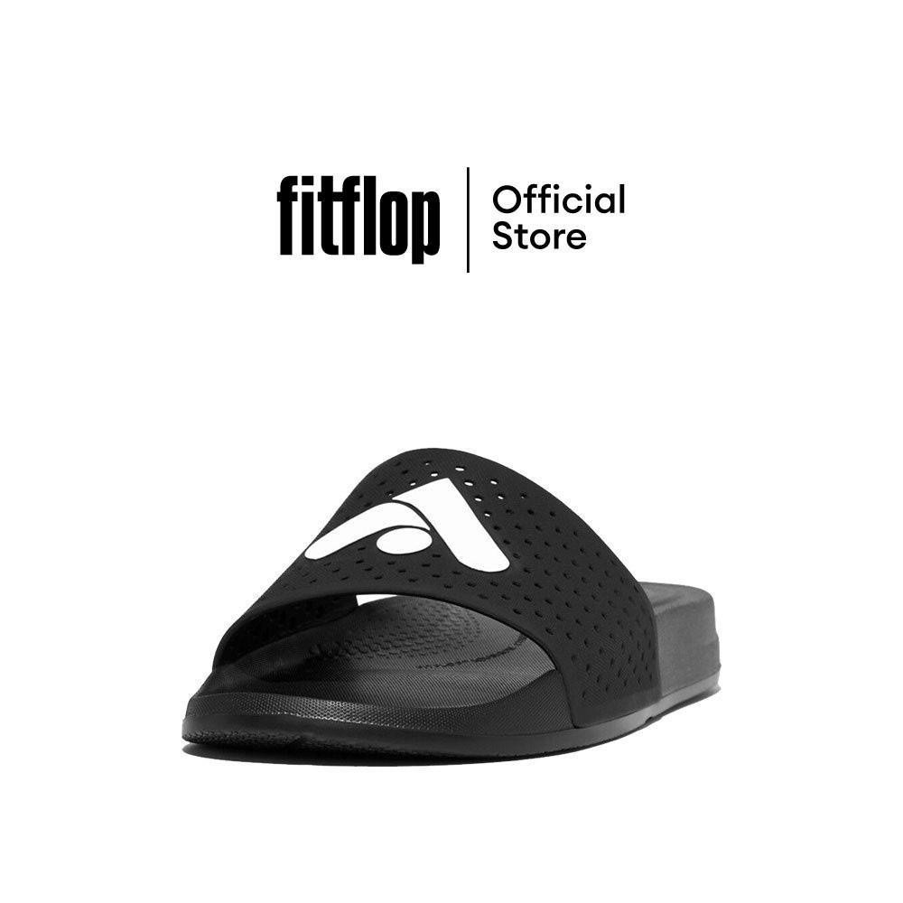 FITFLOP IQUSHION ARROW POOL SLIDES รองเท้าแตะผู้หญิง รุ่น HF6-001 สี BLACK