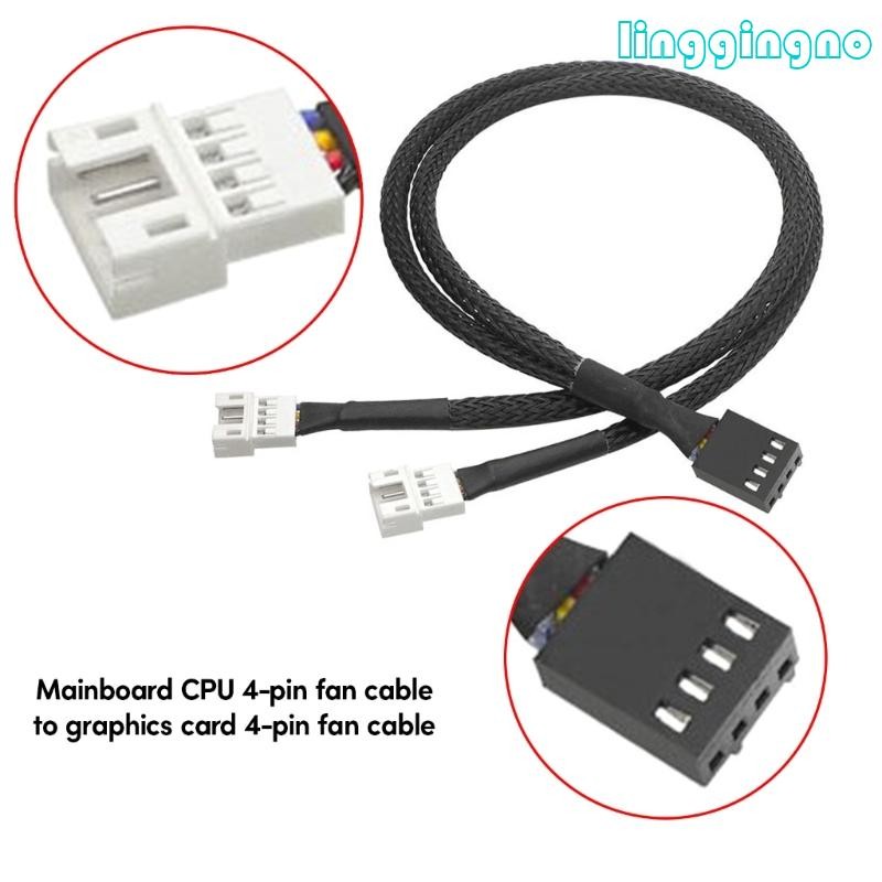 Rr 1 2Ways 4 Pin PWM Splitter 4Pin PWM หญิง 4Pin PWM อะแดปเตอร์สําหรับคอมพิวเตอร์ CPU พัดลม Sleeved 