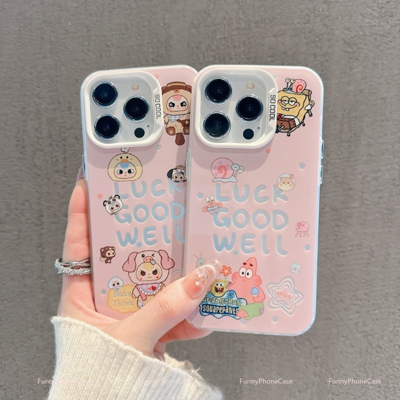 เข้ากันได้กับ ไอโฟน 11 ไอโฟน 13 ไอโฟน 15 Pro Max ไอโฟน 16 Pro Max เคสโทรศัพท์นุ่มน่ารัก DLMSCY2237