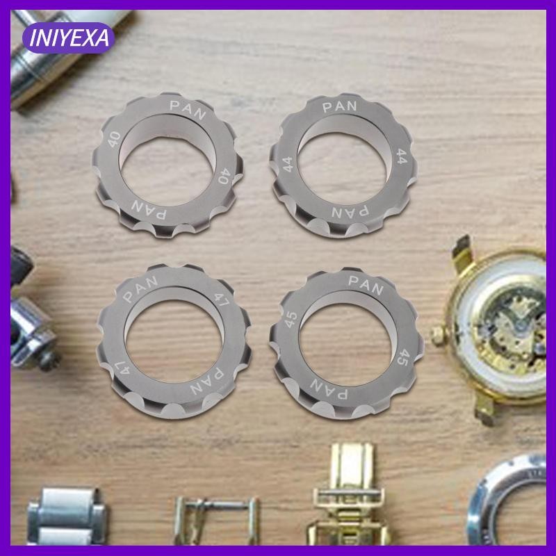 [Iniyexa] 4 ชิ้น ที่เปิดนาฬิกา Dies เครื่องมือซ่อมนาฬิกา ที่เปิดเคส Remover เปลี่ยนได้