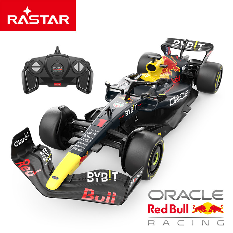 ขายของแท้Great Rastar 1/18 Alpha Red Bull F1 RB18 สูตรรีโมทคอนโทรล Racing Boy ของเล่น RC รุ่น