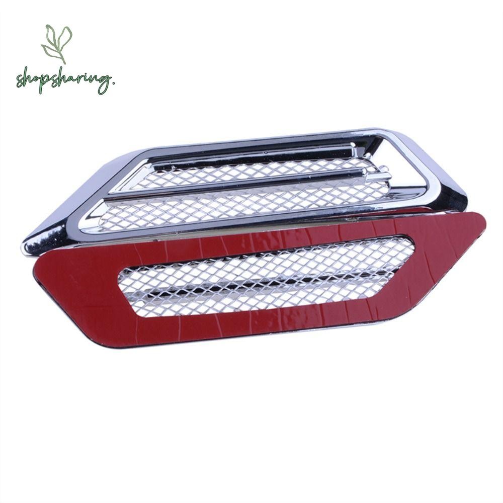 Shopsharing 2 ชิ้นรถด้านข้าง Fender, ABS Vent Cover Air Vent Hood Scoop, ทนทานการปรับเปลี่ยนรถ Outlet ฝาครอบตกแต่งสําหรับ BMW