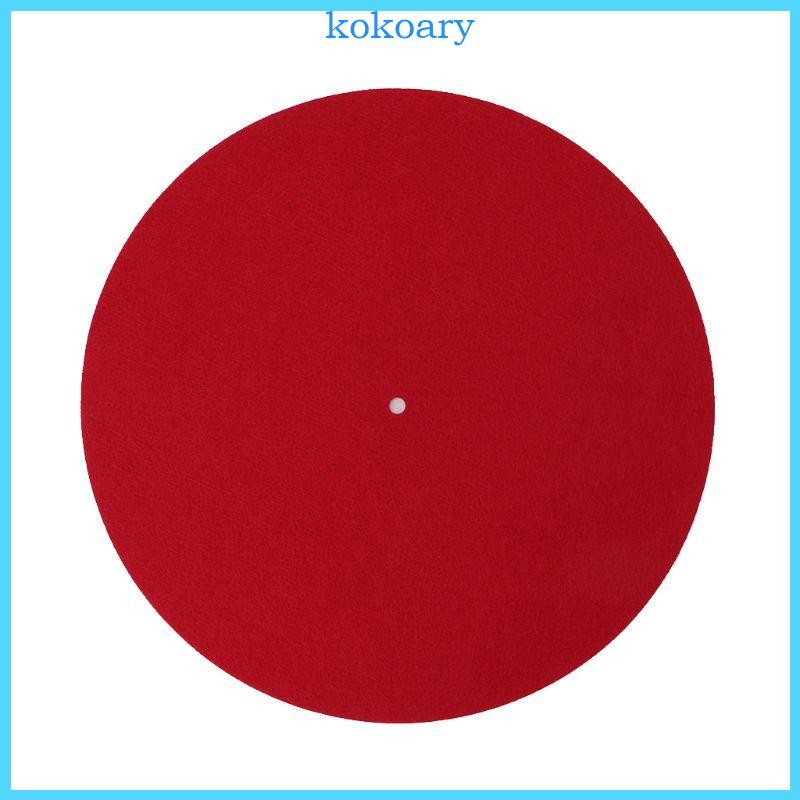 Kok Felt Platter เครื่องเล่นแผ่นเสียงไวนิล Turntable Mat Audiophile หนา 3 มม.สําหรับรองรับไฟแช็ก Thinner Vinyl Records